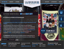 Tablet Screenshot of getraenke-weber.com